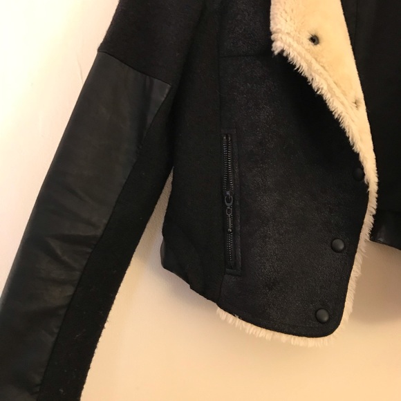 Zara Moro Motorcycle Fur Jacket - Picture 2 of 3